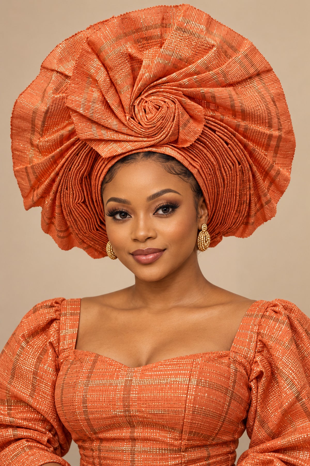African Auto Gele – Ready-to-Wear African Headwrap – Various Colours & Styles