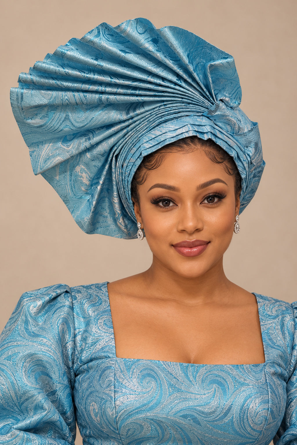 African Auto Gele – Ready-to-Wear African Headwrap – Various Colours & Styles