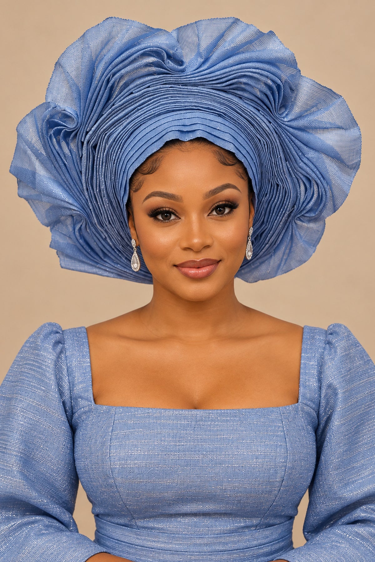 African Auto Gele – Ready-to-Wear African Headwrap – Various Colours & Styles