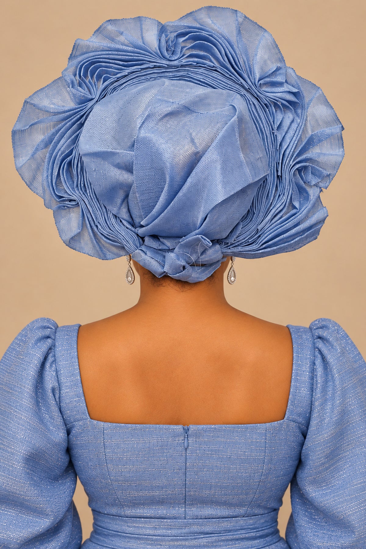 African Auto Gele – Ready-to-Wear African Headwrap – Various Colours & Styles