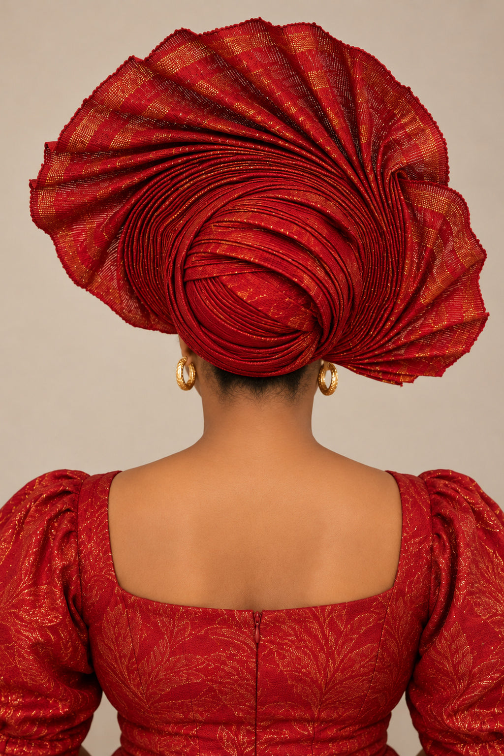 African Auto Gele – Ready-to-Wear African Headwrap – Various Colours & Styles