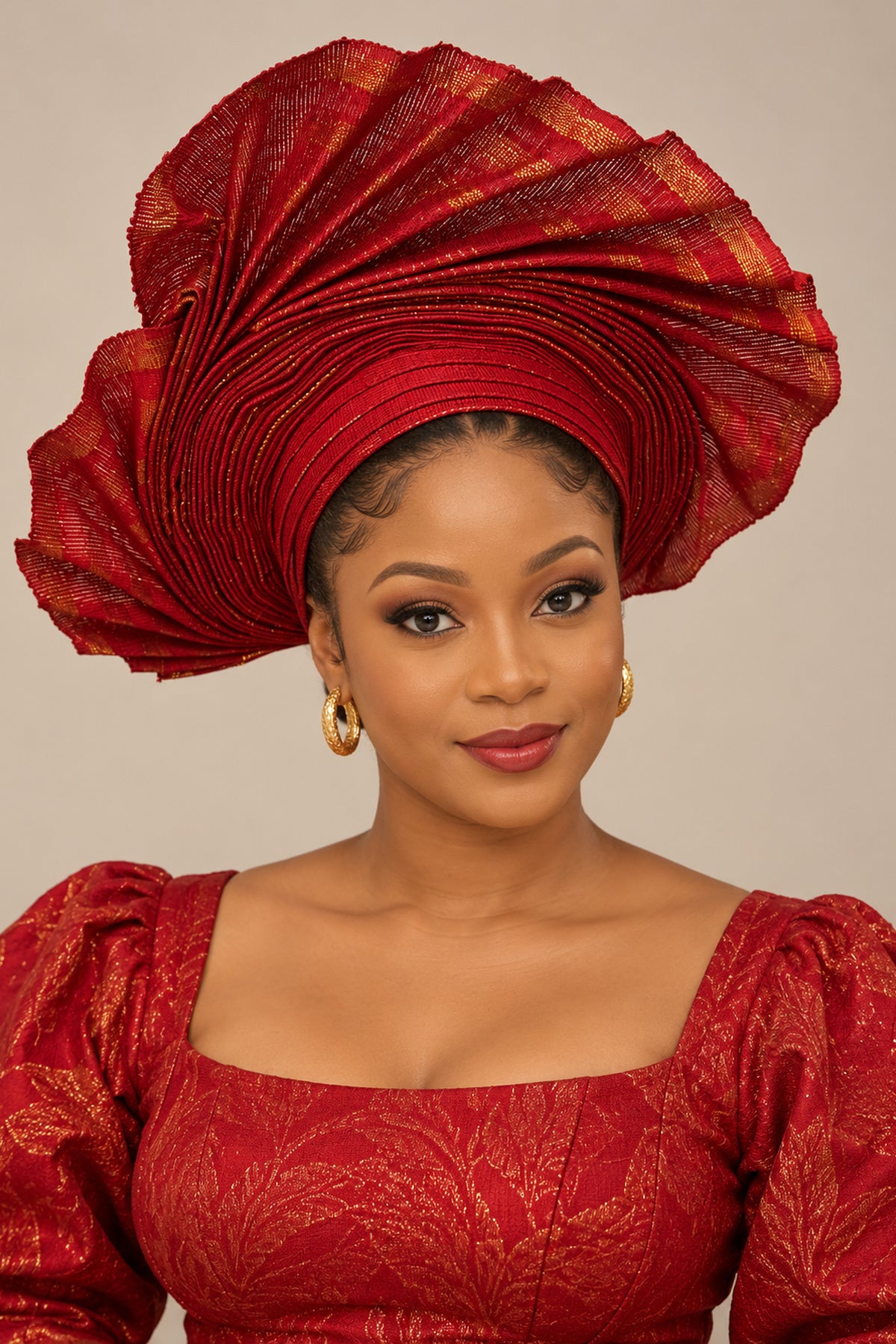 African Auto Gele – Ready-to-Wear African Headwrap – Various Colours & Styles