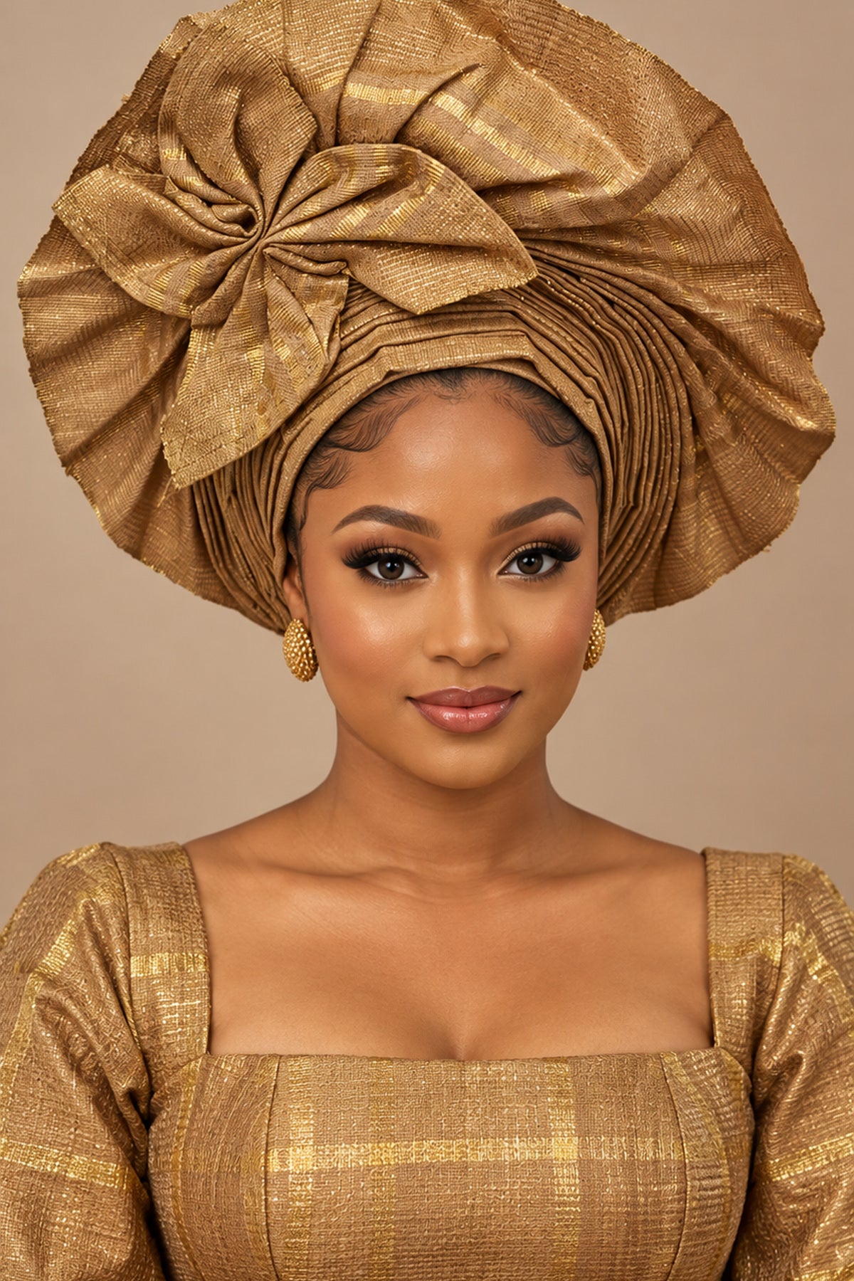 African Auto Gele – Ready-to-Wear African Headwrap – Various Colours & Styles