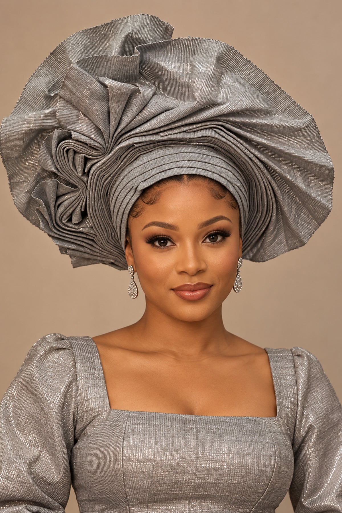 African Auto Gele – Ready-to-Wear African Headwrap – Various Colours & Styles