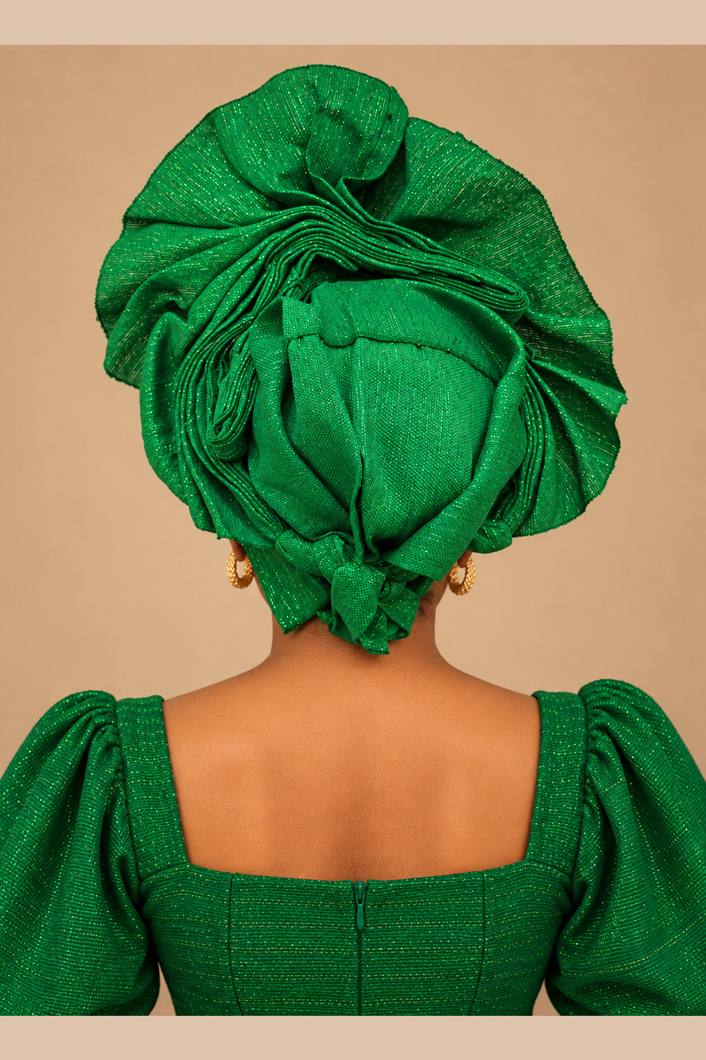 African Auto Gele – Ready-to-Wear African Headwrap – Various Colours & Styles