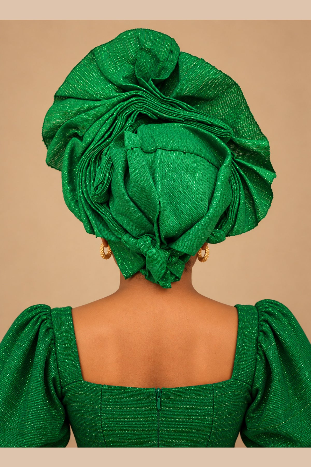 African Auto Gele – Ready-to-Wear African Headwrap – Various Colours & Styles