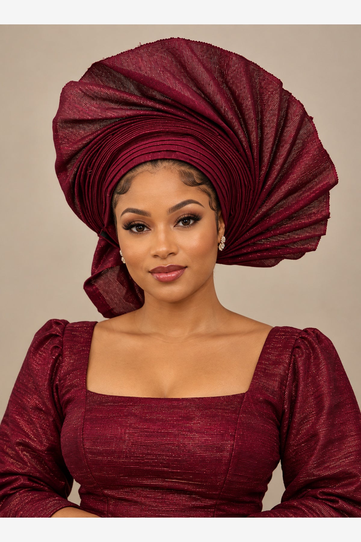 African Auto Gele – Ready-to-Wear African Headwrap – Various Colours & Styles