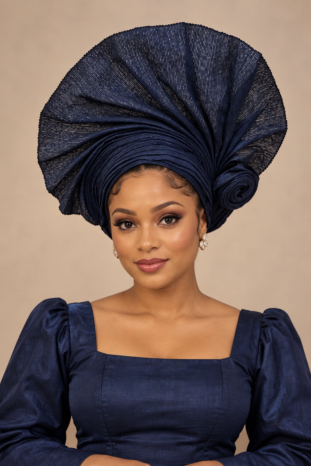 African Auto Gele – Ready-to-Wear African Headwrap – Various Colours & Styles