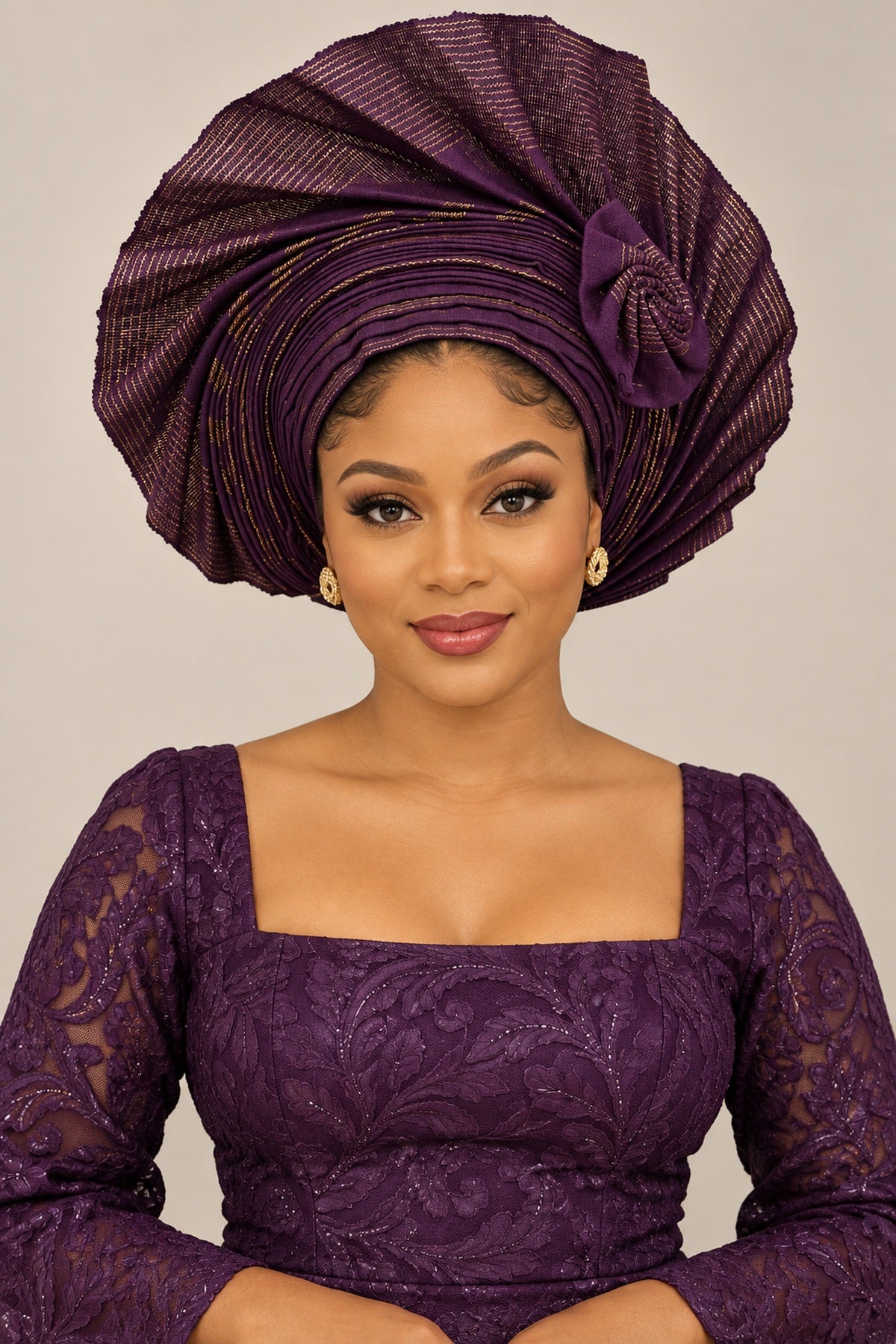 African Auto Gele – Ready-to-Wear African Headwrap – Various Colours & Styles