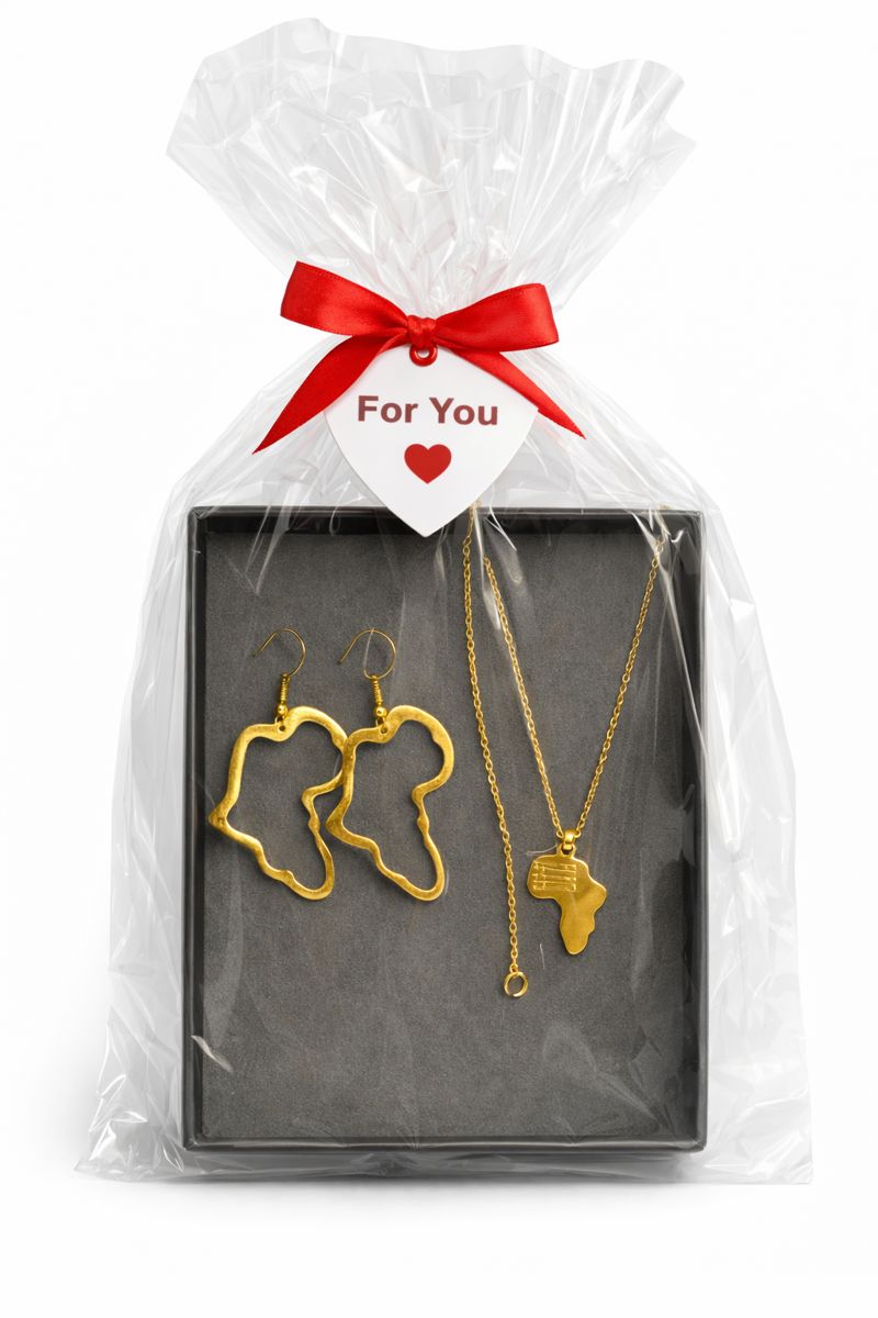 Golden Africa Elegance Jewellery Gift Set