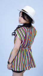 Handwoven Batakari Dress with Embroidery
