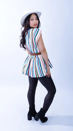 Handwoven Batakari Dress with Embroidery