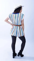Handwoven Batakari Dress with Embroidery