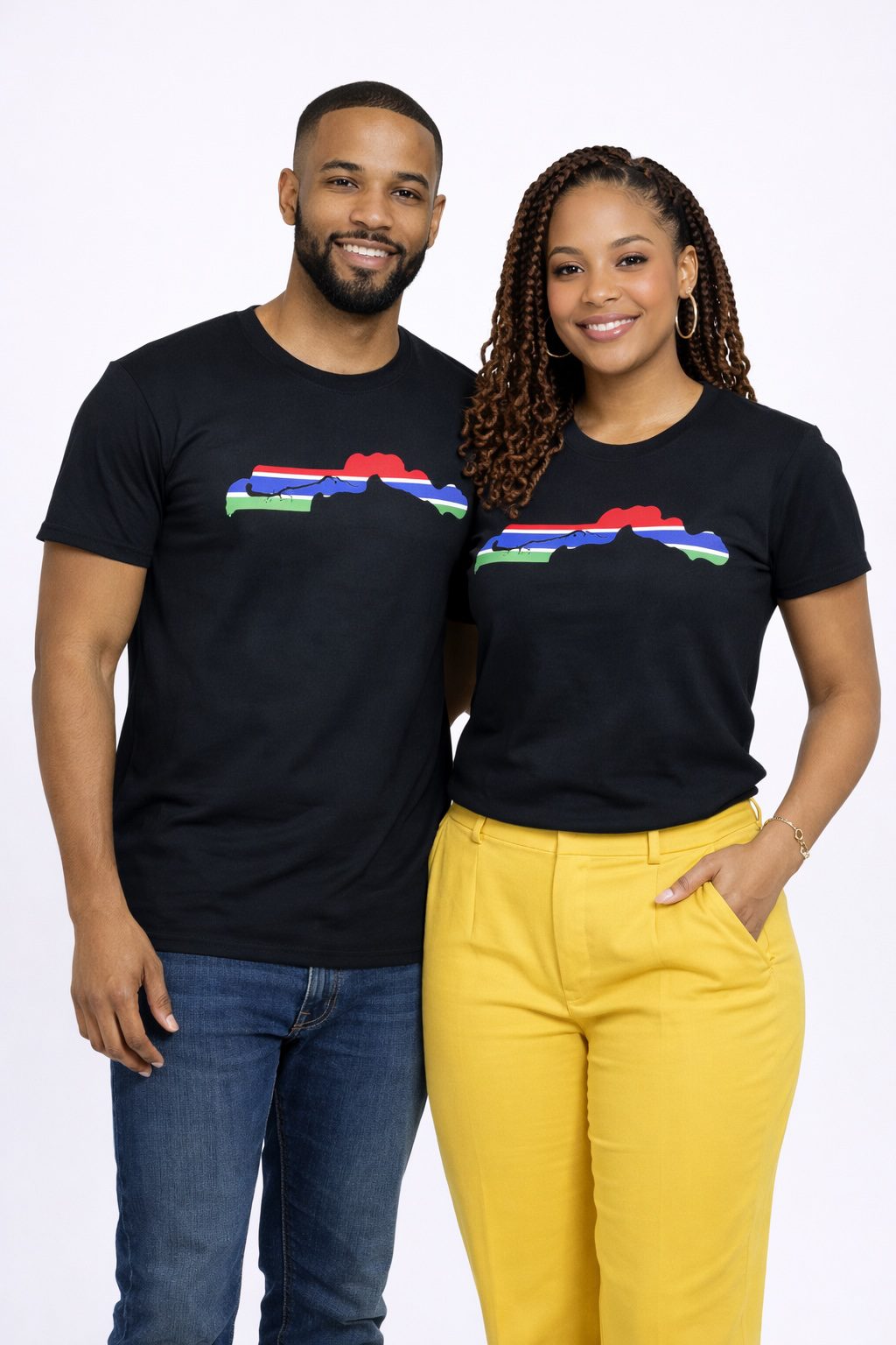 The Gambia Colours Country Flag Unisex Top