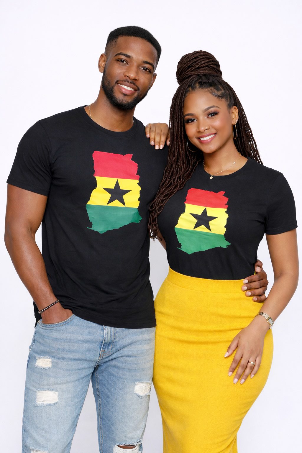 Ghana Colours Country Flag Unisex Top