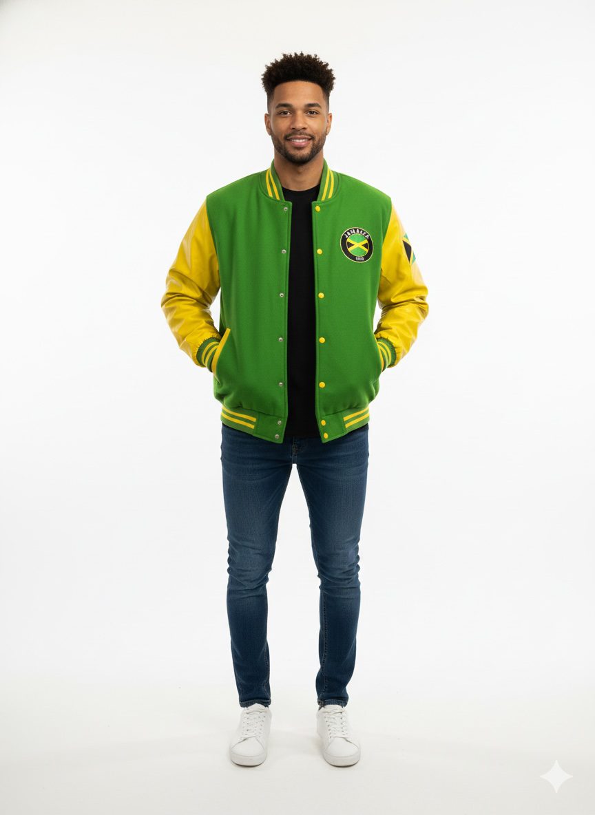 Jamaica Varsity Jacket