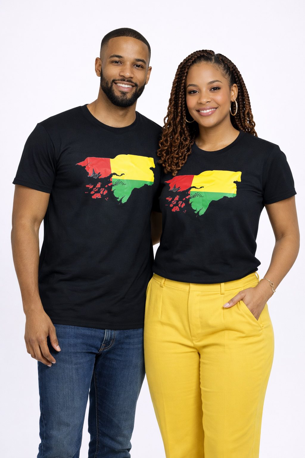 Guinea-Bissau Colours Country Flag Unisex Top