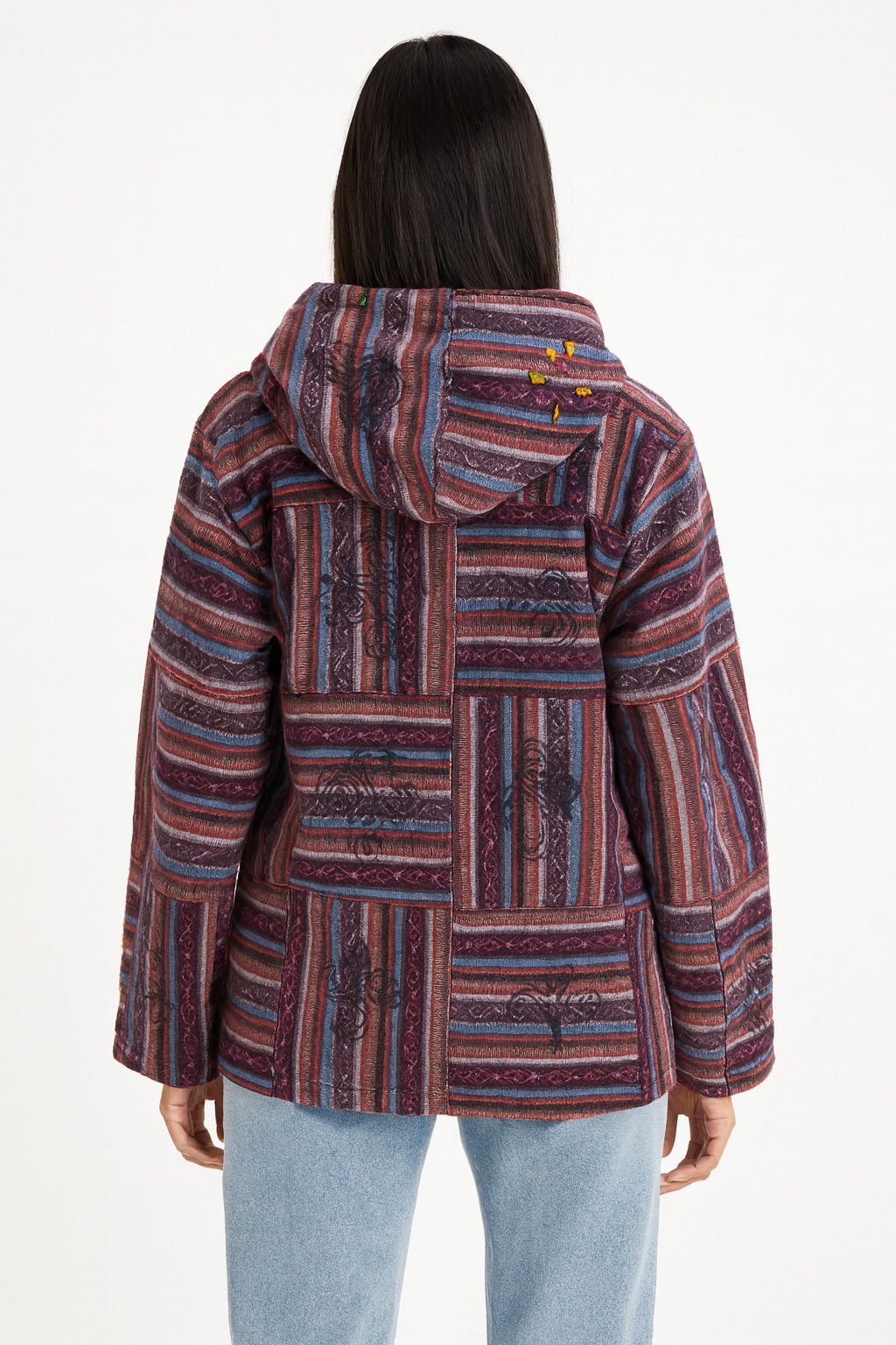 Unissex Patchwork  Hoodie