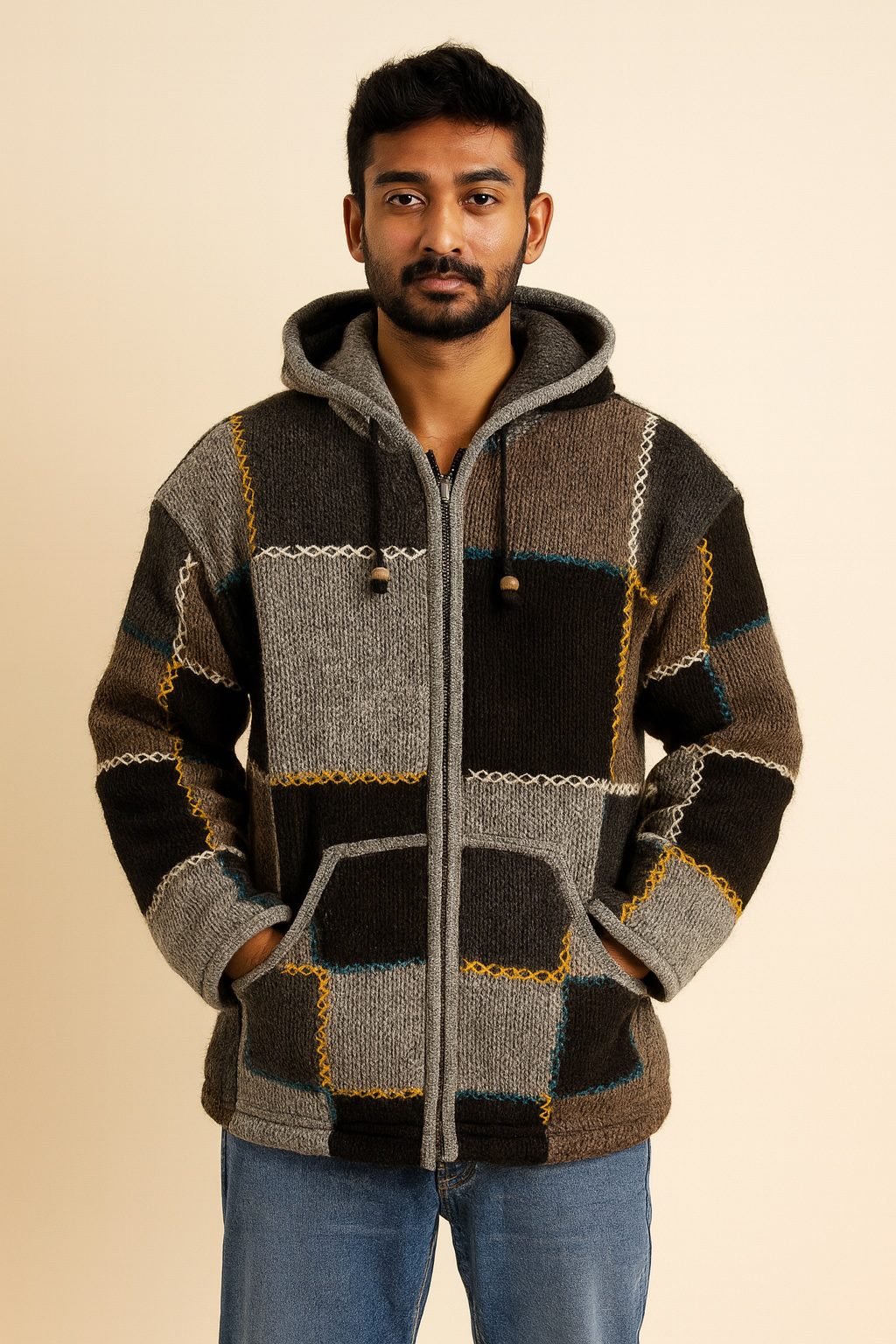 Patchwork Hoodie