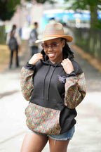Unisex Afro-Fusion Zip Hoodie
