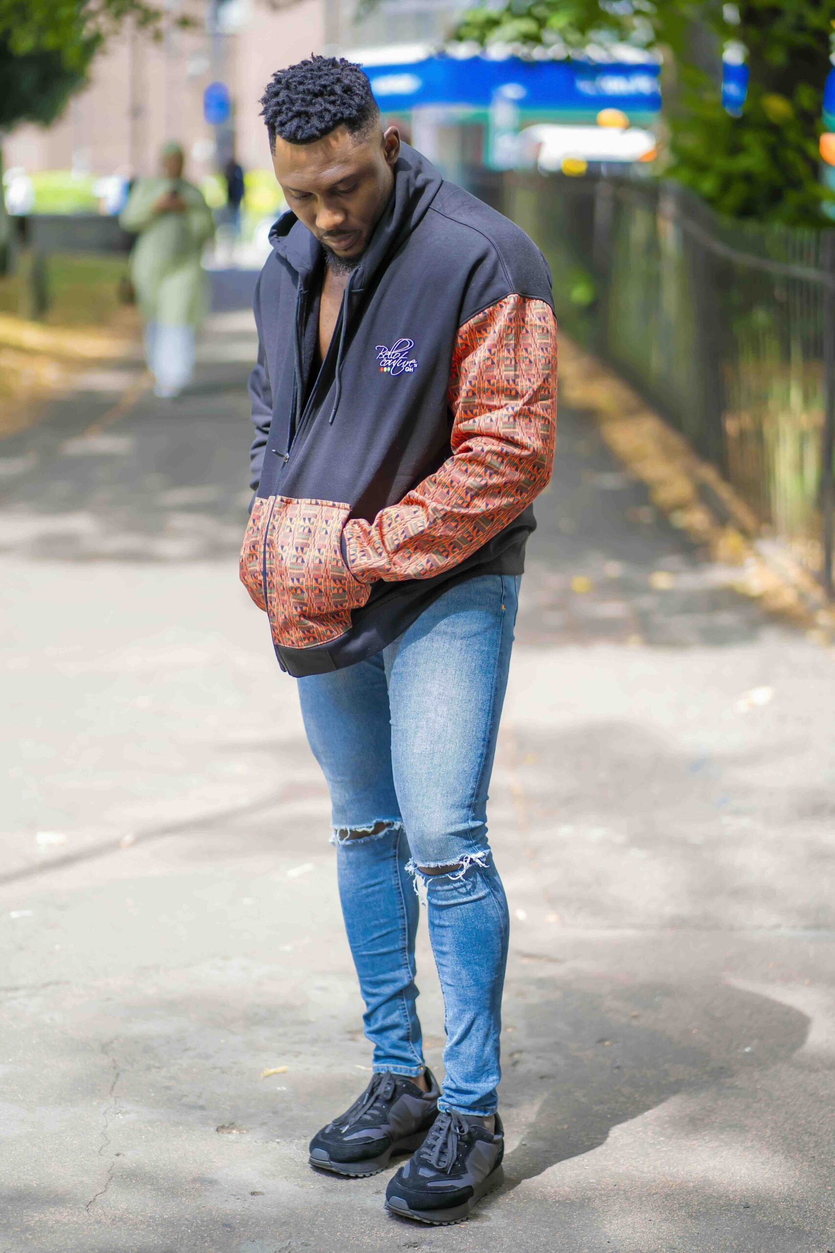Unisex Afro-Fusion Zip Hoodie