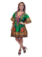 African 100% Cotton Dashiki Elasticated Colourful Shirts