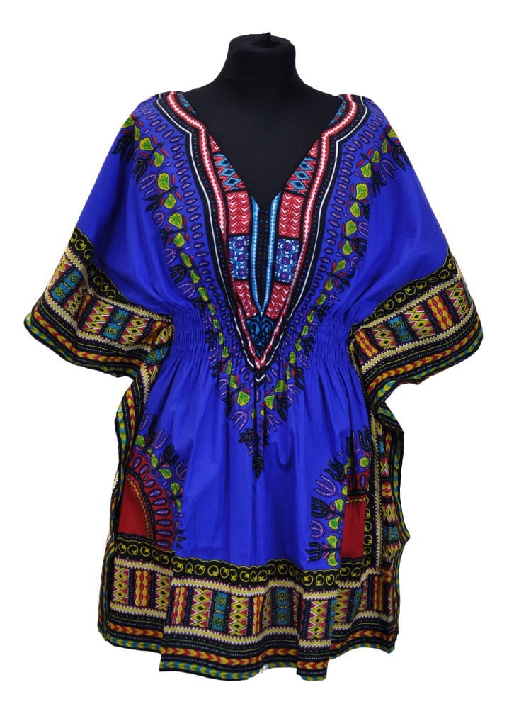 African 100% Cotton Dashiki Elasticated Colourful Shirts