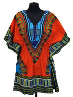 African 100% Cotton Dashiki Elasticated Colourful Shirts