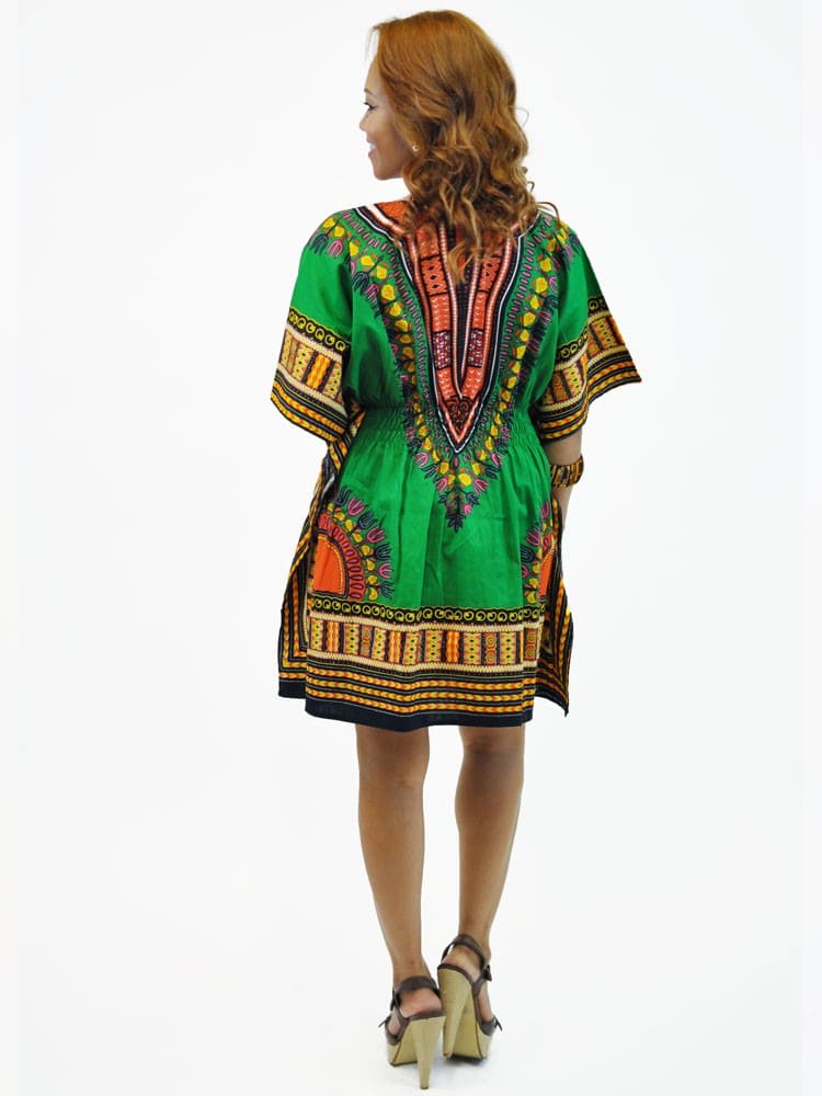 African 100% Cotton Dashiki Elasticated Colourful Shirts