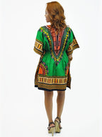 African 100% Cotton Dashiki Elasticated Colourful Shirts