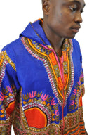 Dashiki Hoody Long Shirt