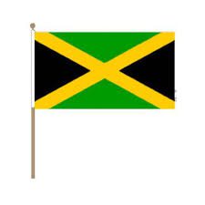 Jamaica Miniature Hand Flag