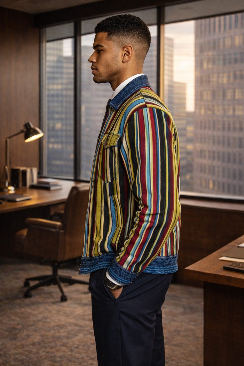 Heritage Stripe Executive Office Jacket