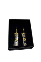 Handcrafted Wooden African Kenyan Tribal Earrings -Boho