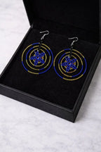 Molly Multi-Colour Circle Dangle Kenyan Beaded Earrings