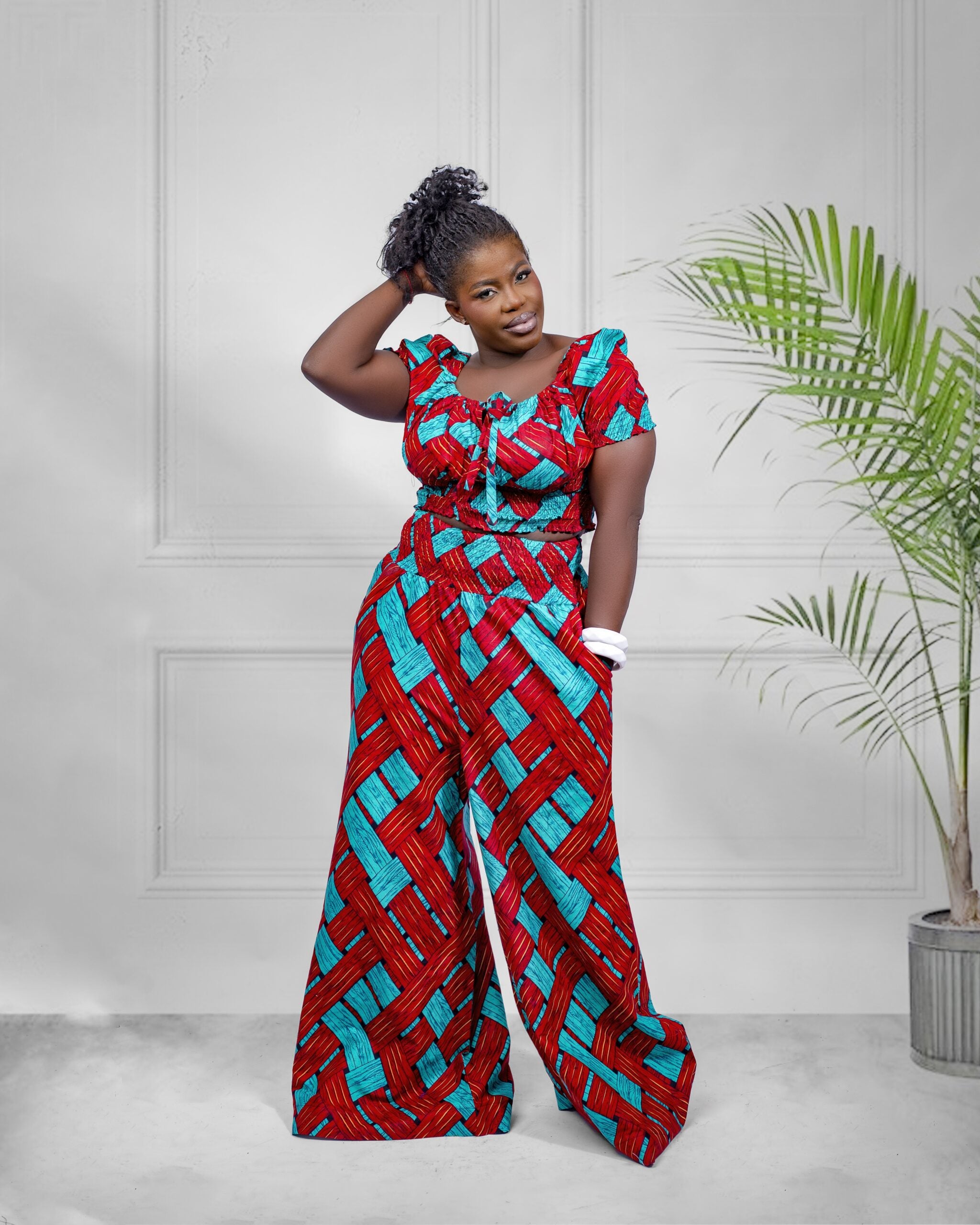 Vibrant Wide-Leg Co-ord