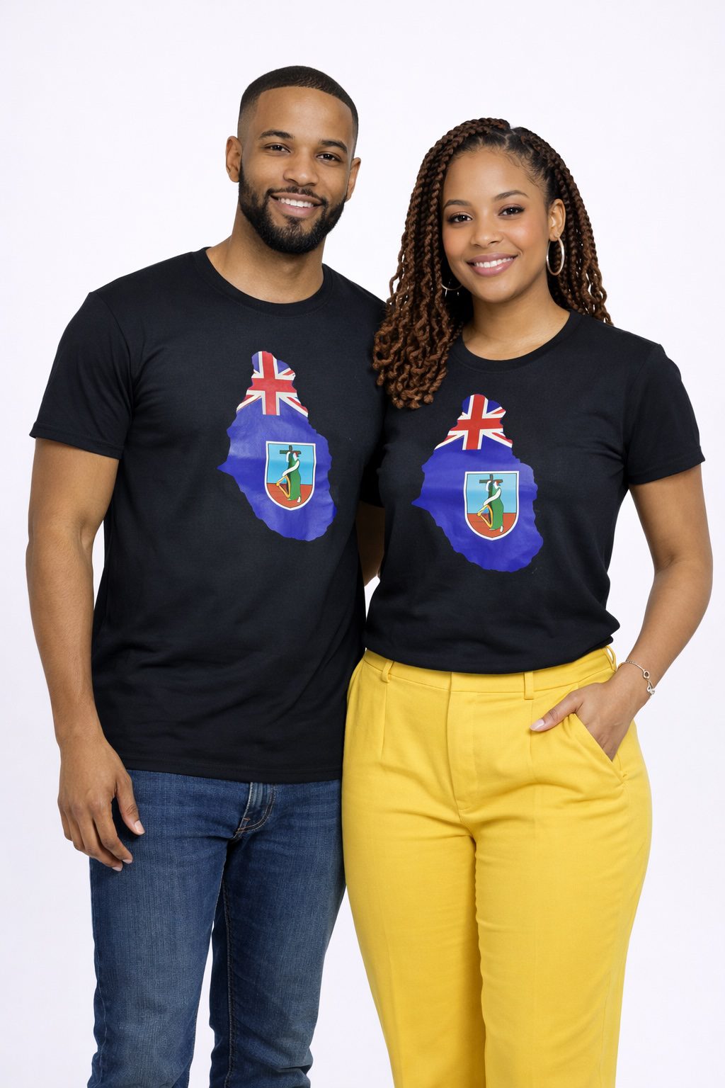 Veer Montserrat Country Flag Unisex Top