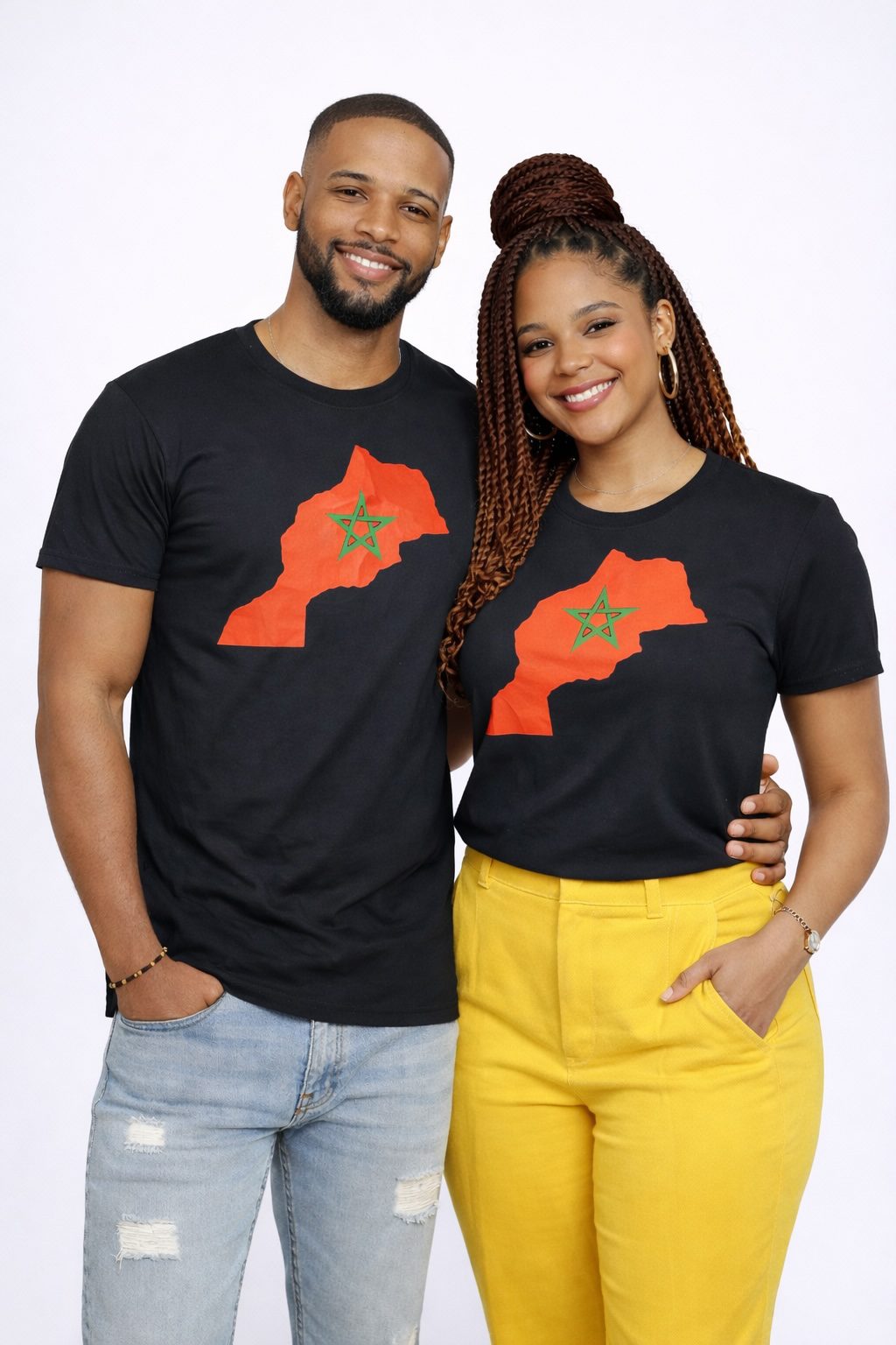 Mehdi Unisex Morocco Country Flag Top