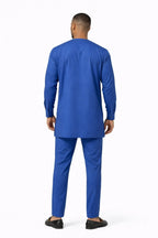 Men’s Embroidered Traditional Top and Trouser Set