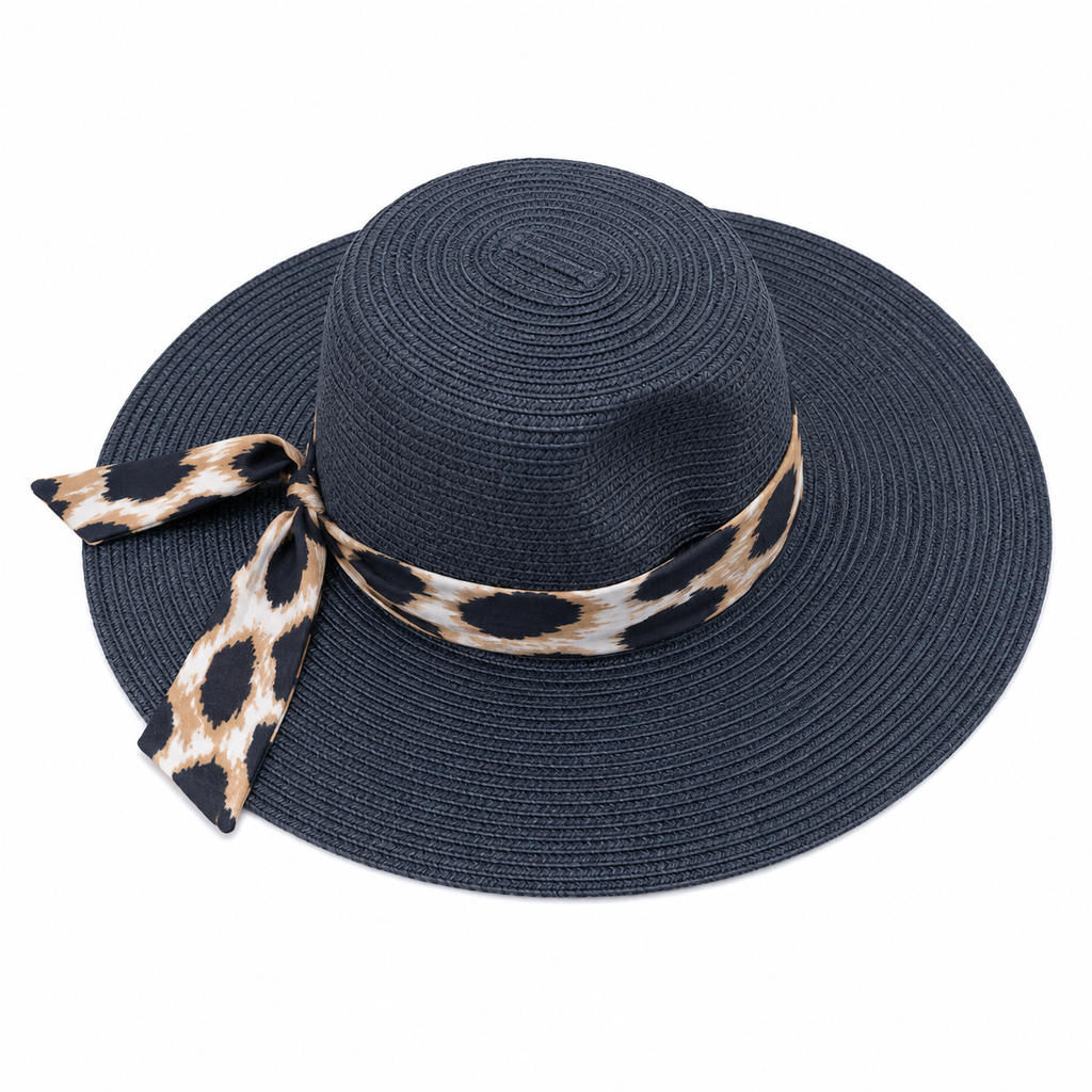 Women's Straw Sun Hat | Wide Brim Summer Beach Hat | Lightweight Sun Protection Hat | Holiday Sun Hat | Elegant Straw Hat | Vacation & Garden Hat