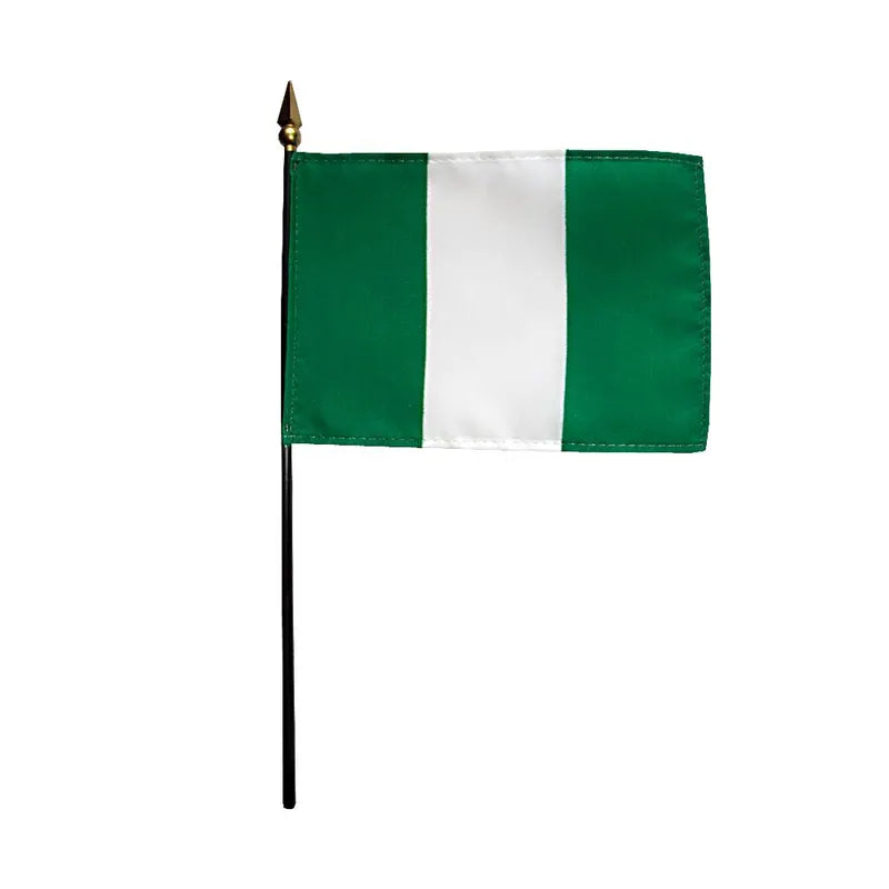 Nigeria Miniature Hand Flag