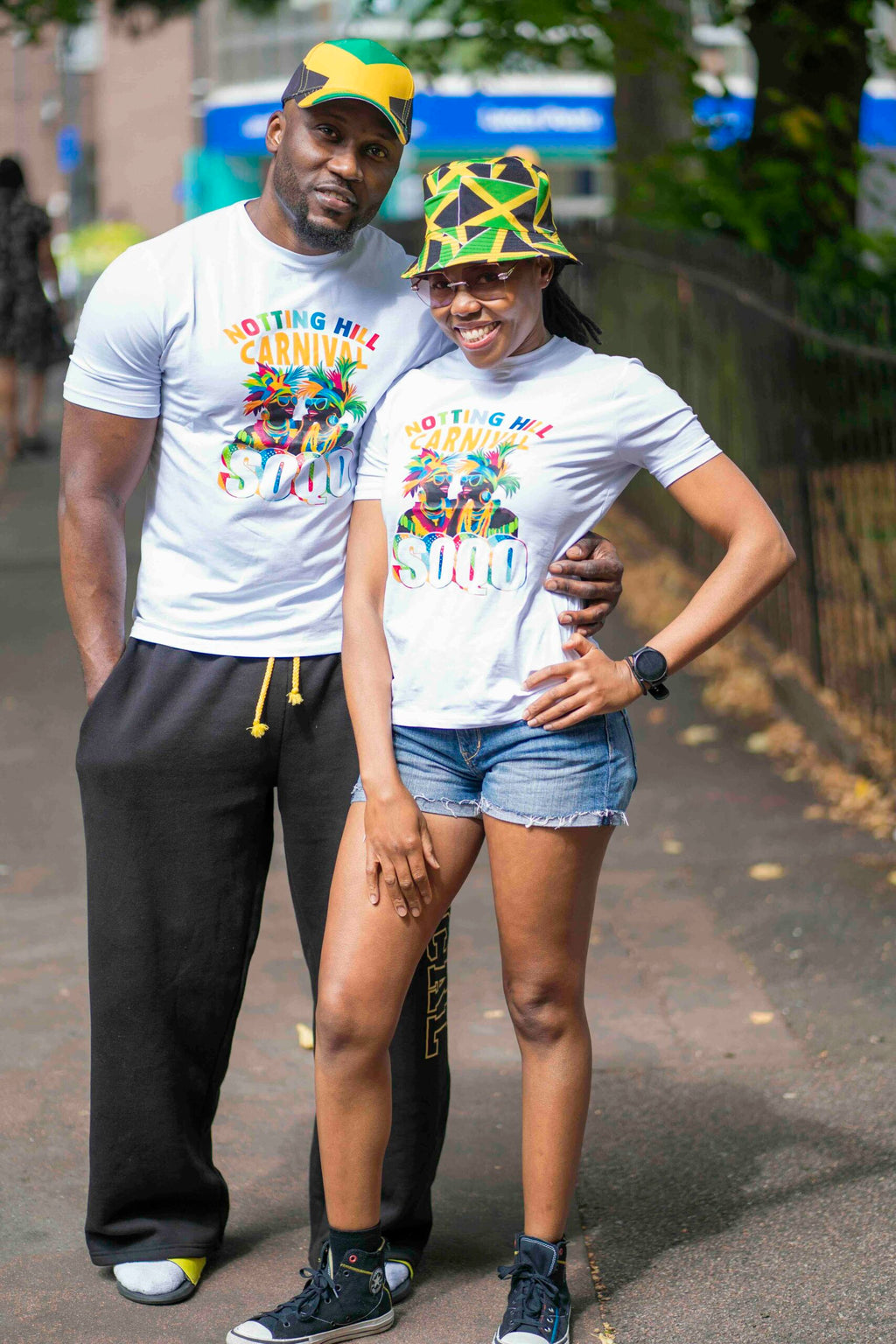 Notting Hill Carnival White T-Shirt – SOQO Unisex Tee