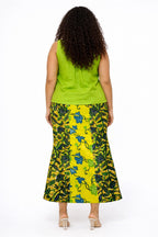 African Print Maxi Skirt Set