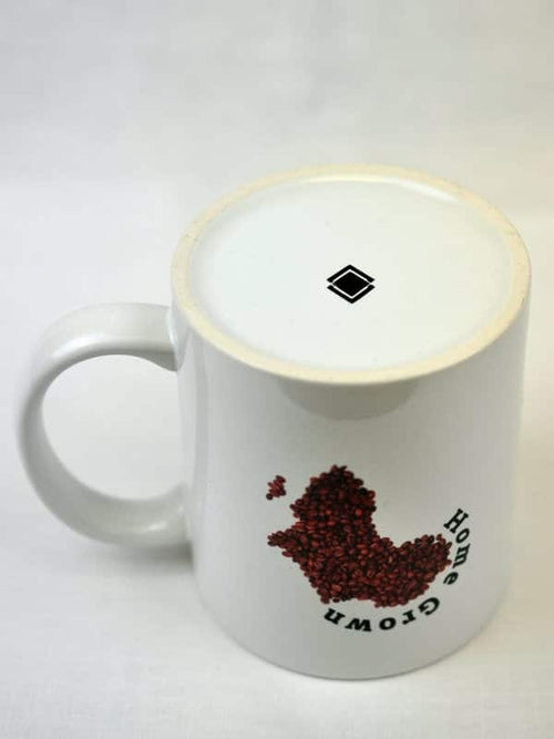 African Map Shaped 'Home grown' Bean Mug