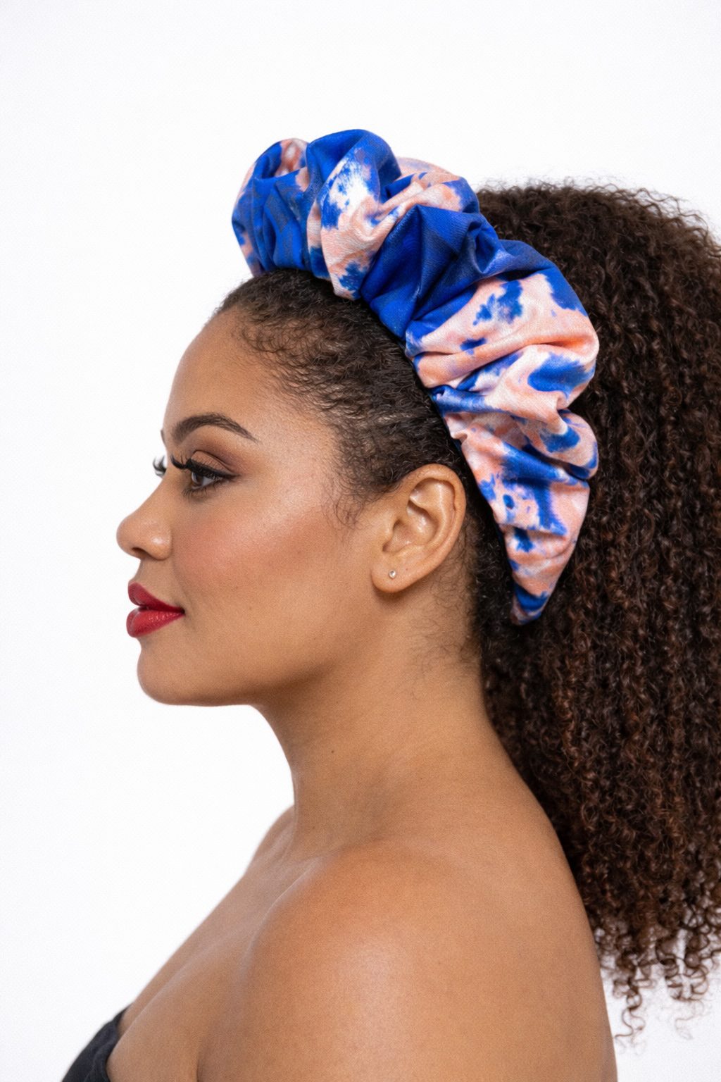 African Print Elastic Headwrap