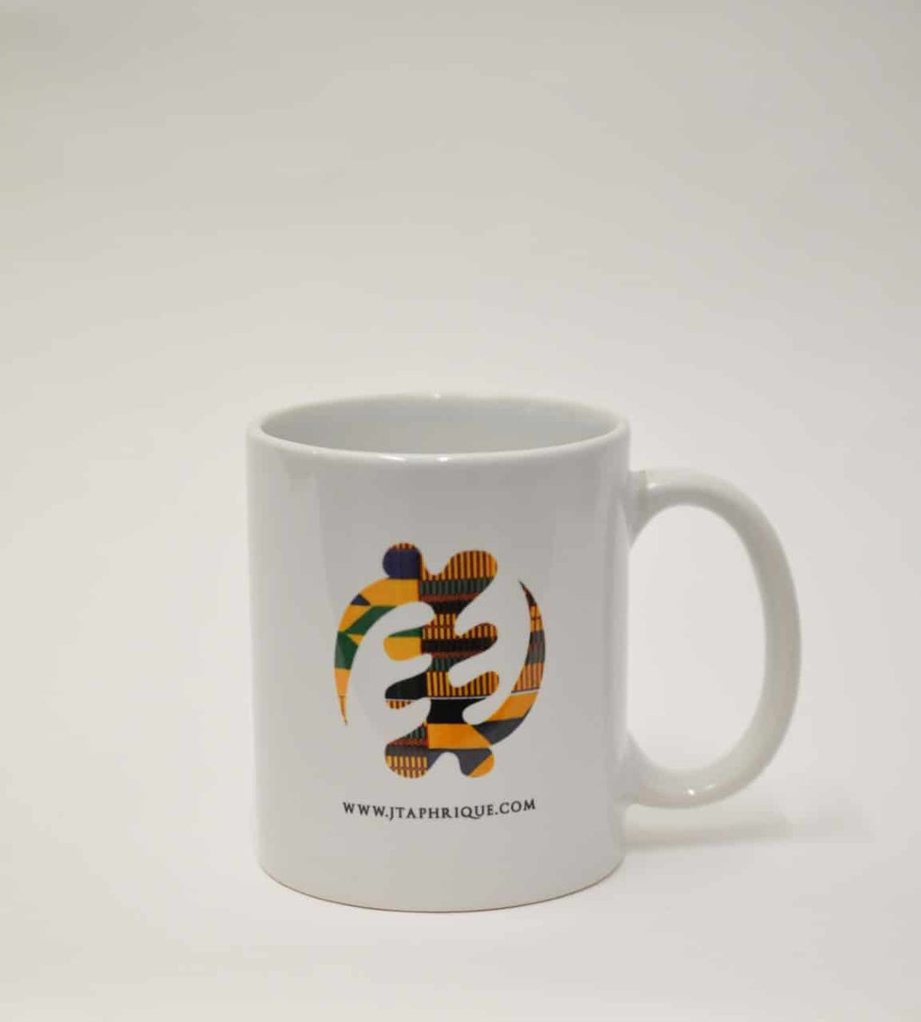 Gye Nyame - Adinkra Symbol - African Kente Print Mug - Various