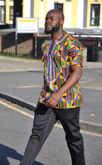 Kente Print Summer Shirt