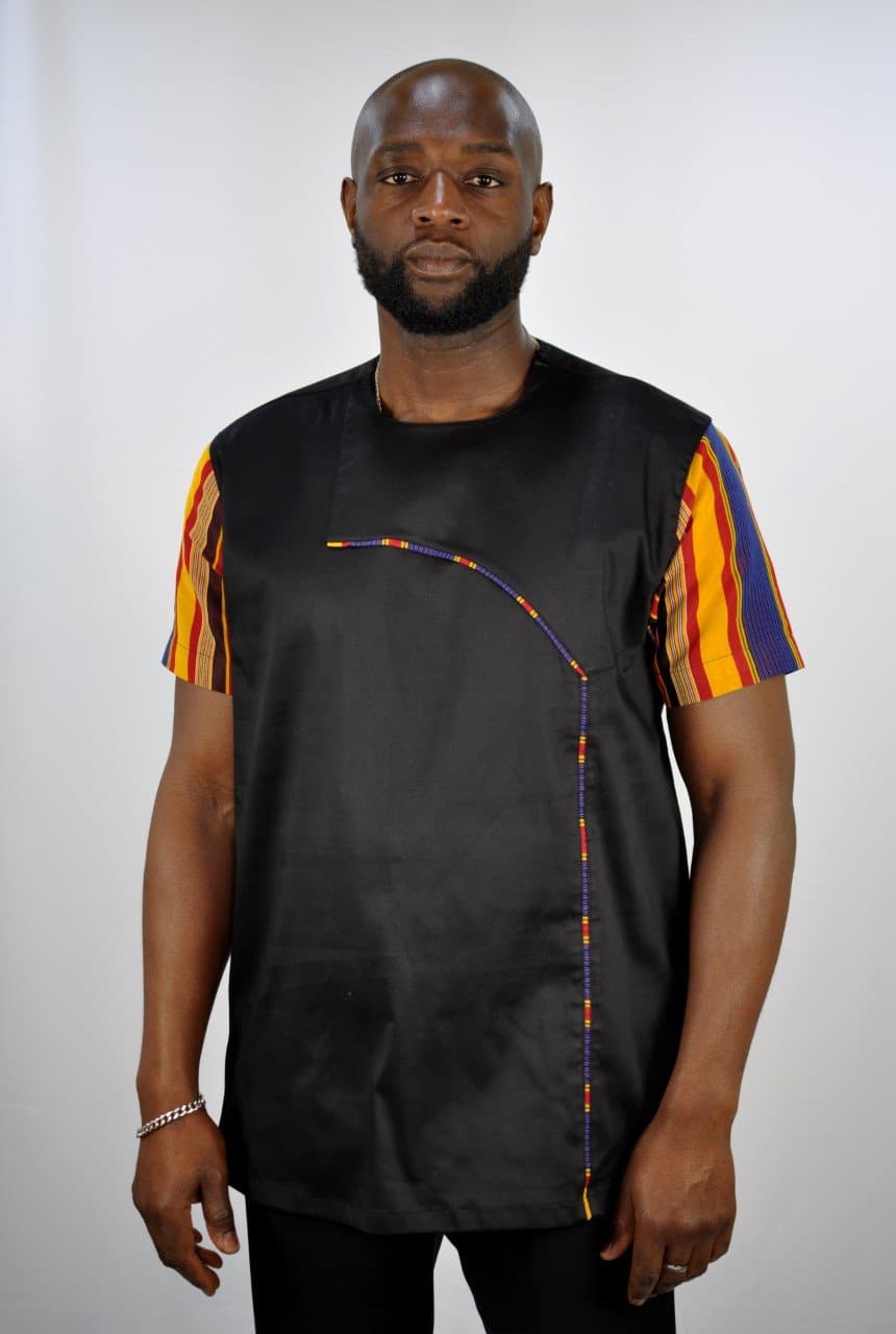 Ugandan Print Polished Cotton Shirt