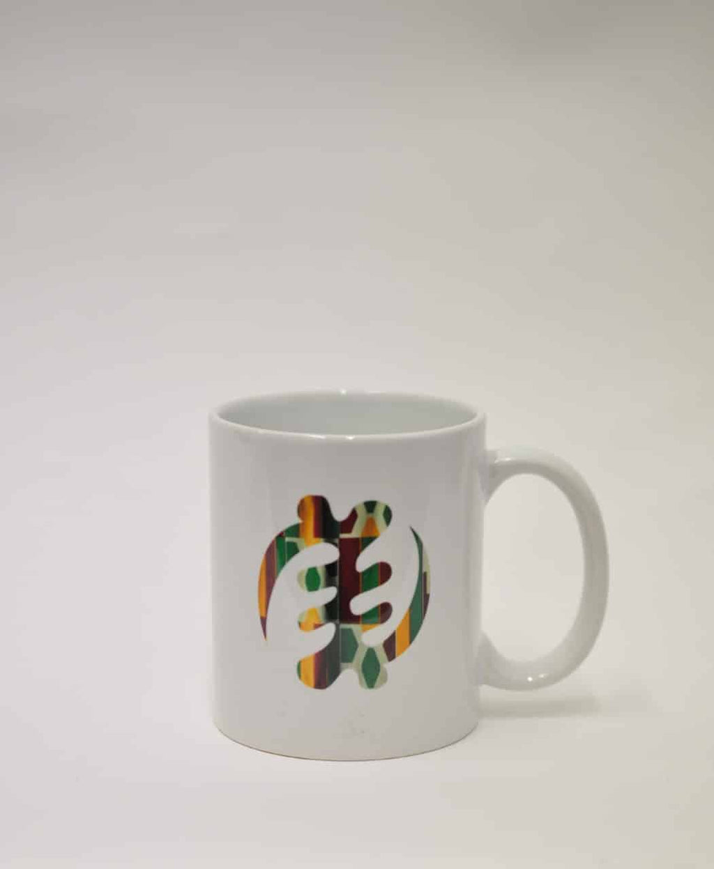 Gye Nyame - Adinkra Symbol - African Kente Print Mug - Various