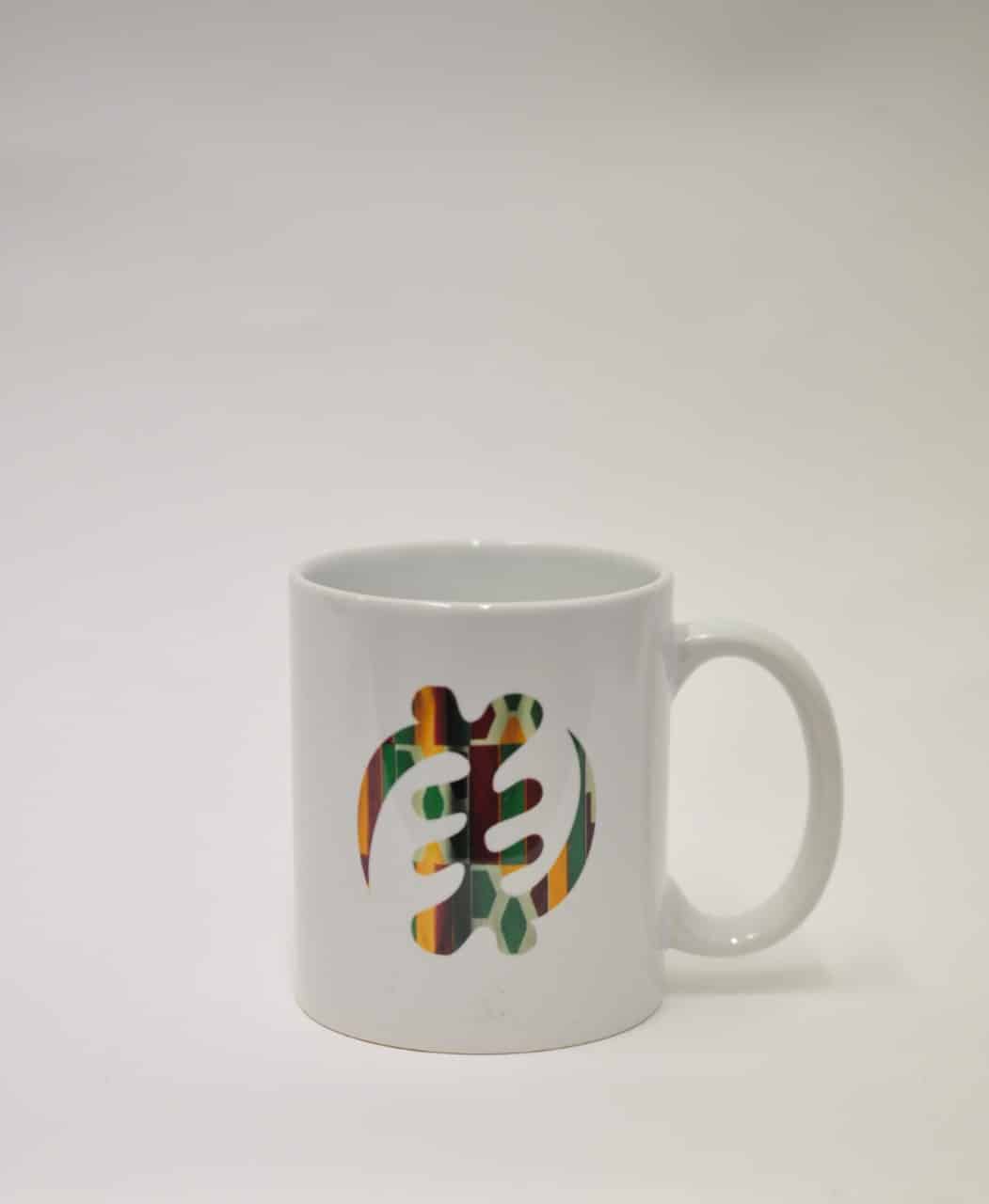 Gye Nyame - Adinkra Symbol - African Kente Print Mug - Various